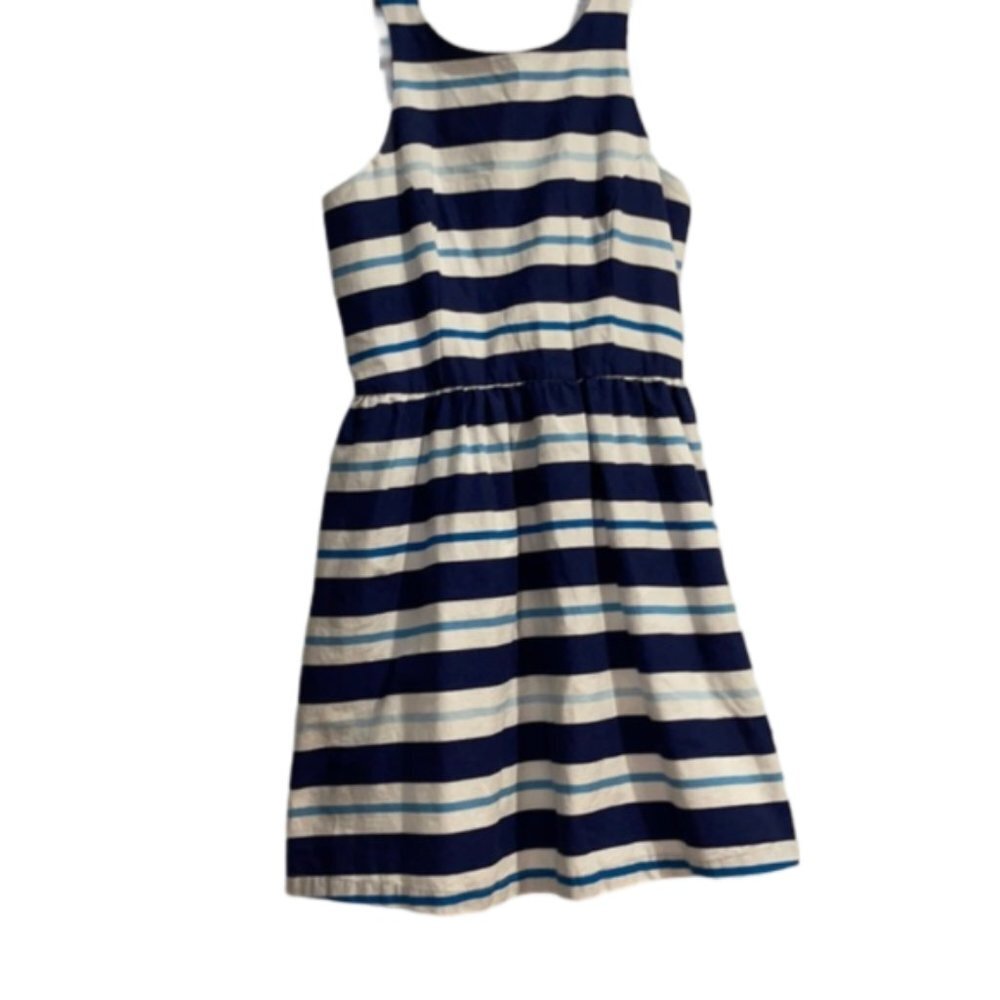 Dayton K - blue and white striped tank dress - Size XS